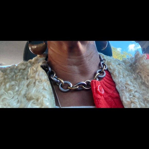 David Yurman oval link necklace - Picture 7 of 8